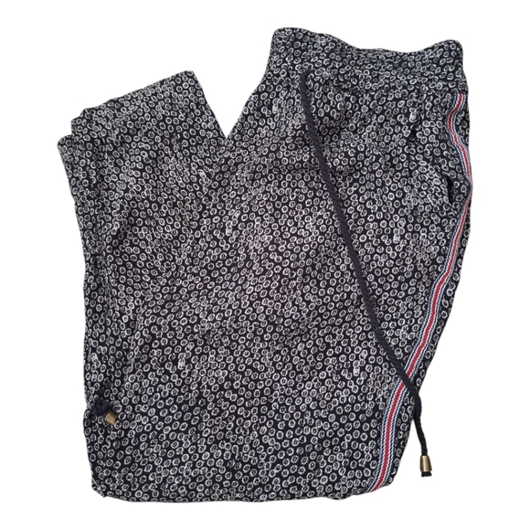 Anthropologie Ett Twa Floral Lounge Jogger Pants With Side Stripe - Size Small - Picture 3 of 10